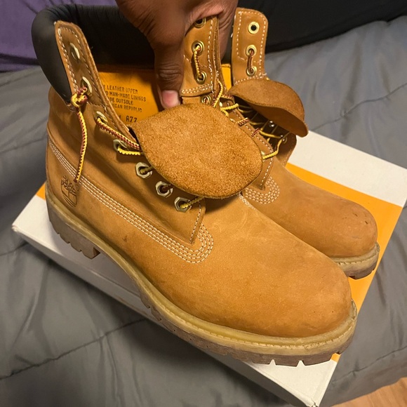 Wheat timberland boots size 7 - Picture 3 of 4